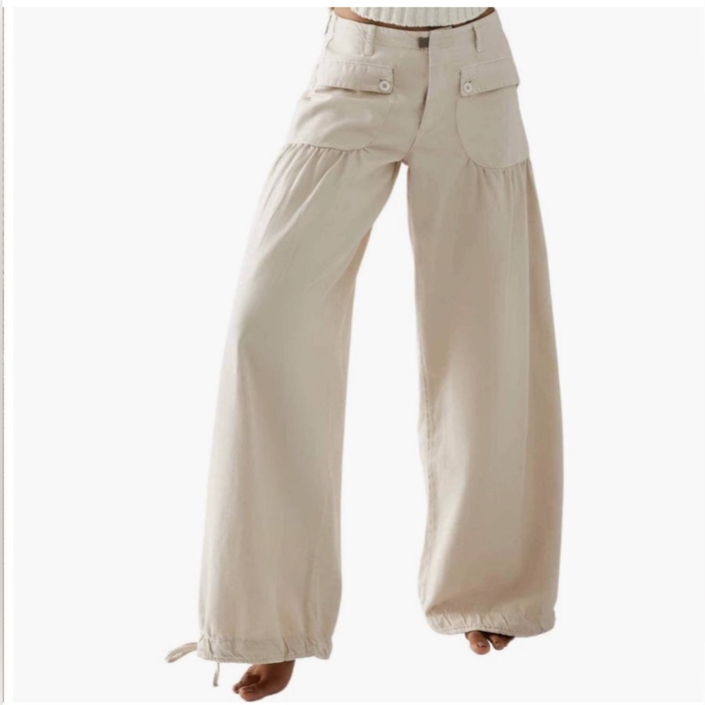 Free People Lotus Jeans Size 25 Almond Milk